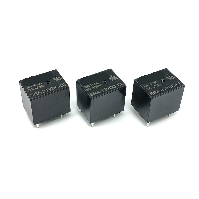 Relais SRA-24VDC-CL 5 broches T73 20A pour circuits électroniques, lot de 10 pièces