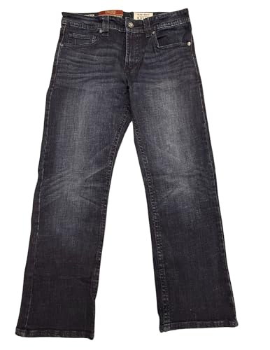 T.K. Axel Men's Straight Slim Boot Cut Stretch Denim Jeans, Relaxed Fit Boot Cut Jeans - Dark Wash (Bondi)