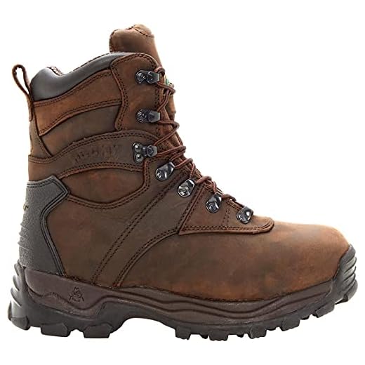 Rocky Men's Sport Utility Eight Inch Brown-M, 9 M US