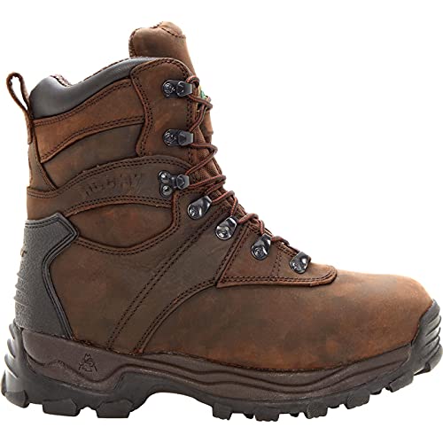 ROCKY Sport Utility 600G Insulated Waterproof Boot, Brown, Size 10(WI)