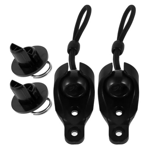 DIYEAH 1set Bungee Cord End Cap Kit for Curtains Set Elastic Windproof Lock Spring and Base for Roller Shades and Blinds No Drill for Secure Fixing