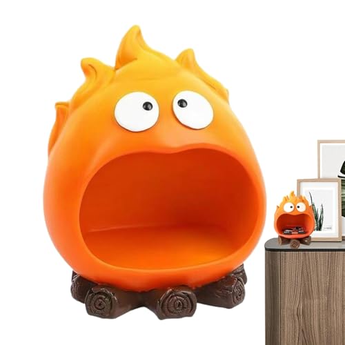 Generisch Llamas de dibujos animados, estatua de estatua, divertido soporte para llaves creativo, cuenco decorativo, cuenco de dulces, práctico estante para llaves, joyas y objetos pequeños