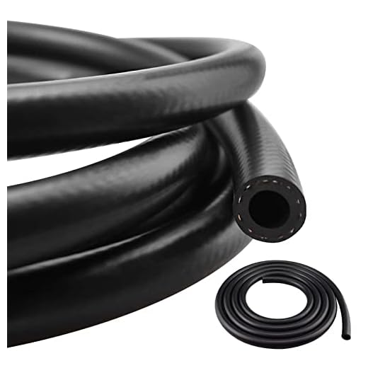 Benzinschlauch 3 Meter Kraftstoffschlauch 8mm Innendurchmesser Dieselschlauch Ölschlauch Kraftstoffleitung für Auto Traktor Motorrad kleine Motoren (3m, 8mm ID)