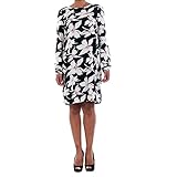 Marke: Vero Moda VERO MODA Damen VMJULY LS Short Dress RET Kleid, Schwarz (Black AOP:Safi Black Comb), 38 (Herstellergröße: M)