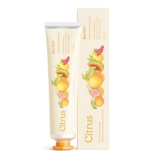 Revitin Natural Prebiotic Oral Care Toothpaste - 3.4oz - 1 tube 1 pack