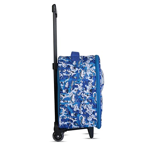 Image of HAMSTER London Dyno Amigoes Trolly Suitcase | Dyno Design Trolley Suitcase Bag with 4 Wheel