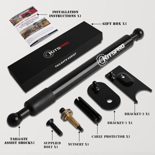 image for KitsPro Truck Tailgate Assist for Dodge Ram 1500 All Models 2009-2018,