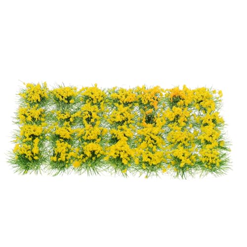 NOLITOY 1 boîte Miniature Herbe et Fleurs Décoratives pour Maquette Touffes Artificielles Colorées Réalistes pour Paysage de Jeu Modélisme Ferroviaire et Jardin Boîte DIY pour Décorations