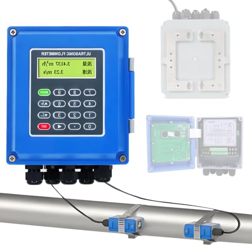 Débitmètre à ultrasons grand diamètre DN300 à 6000 robuste de -30°C à 90°C