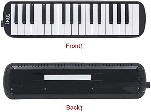 Miniatura 2 de Melodica - Pianica portátil de 32 teclas con bolsa de transporte, boquillas cortas y largas para principiantes y niños, regalo (negro)