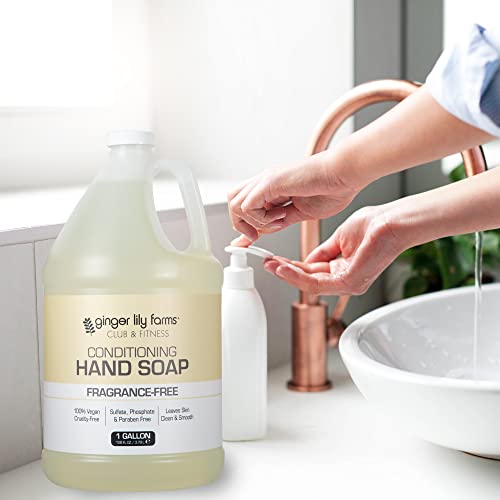 Ginger Lily Farms Club & Fitness Conditioning Liquid Hand Soap Refill, 100% Vegan & Cruelty-Free thumb #5