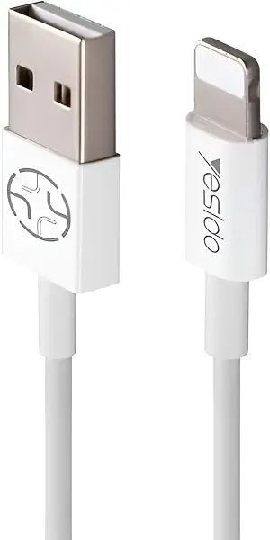 سعر ومواصفات كابل شحن USB إلى لايتنينج CA22 بسرعة 2.4 أمبير بطول 1.2 متر لشحن سريع وآمن بتصميم متين من مادة بلاستيك بي في سي وخليط الألومنيوم لنقل بيانات موثوق من نكست ستور (B0FTSQTXN5) على Amazon EG