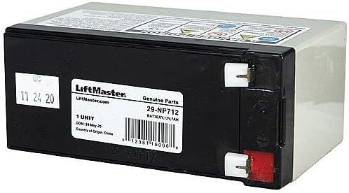 LiftMaster 29-NP712 / MBAT Replacement Battery - for LA400, LA412, LA500, CSW24, CSL24, RSL12, RSW12, and More