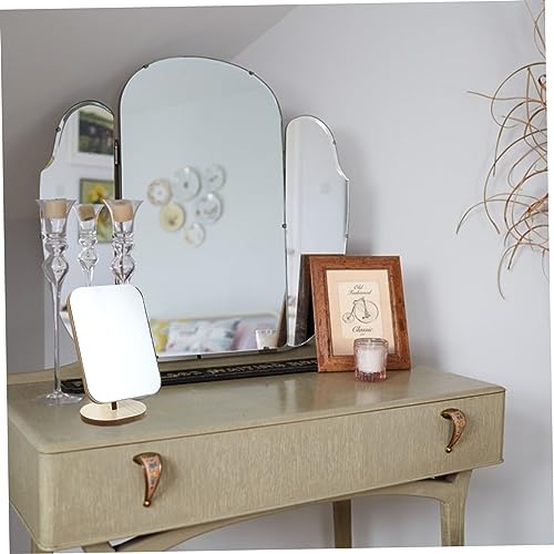 Espejo de maquillaje rotativo de mesa Outanaya miniatura 6