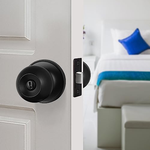 Faankiton Privacy Keyless Lock Set Stainless Steel Interior Door Knobs - Image 4