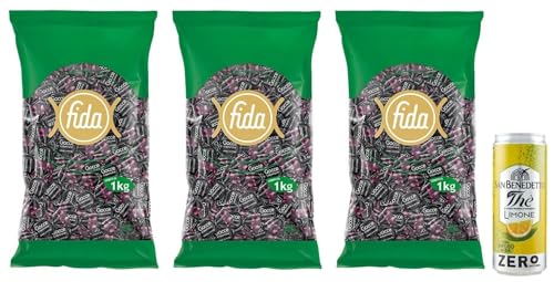 Réglisse Fida Rossana pour vos pauses au bureau avec boisson citron San Benedetto