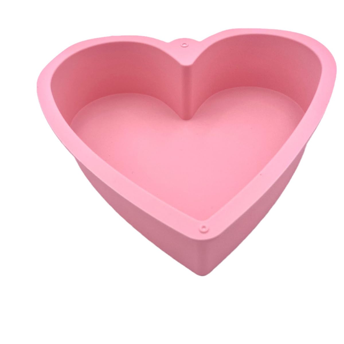Molde de silicona para tartas con forma de corazón (9 pulgadas), bandeja para hornear para día romántico, fiesta de cumpleaños, día de San Valentín, para fondant, pastel, tarta; rosa; 7AF