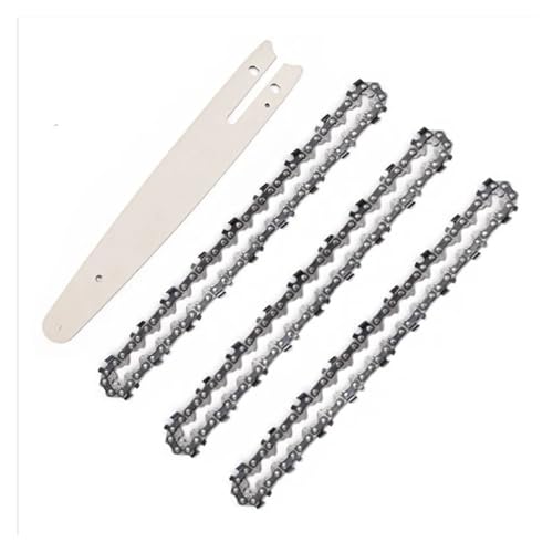 ZZaomx 電動チェーンソー 4インチ 6インチ 8インチ チェーンガイドバーセット コードレスソー 1/4インチP ミニソー ウッドカッター 交換用スペアツール アクセサリー