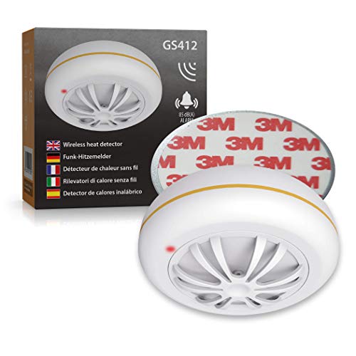 SEBSON 3x Rilevatore di fumo radio + 1x Rilevatore...