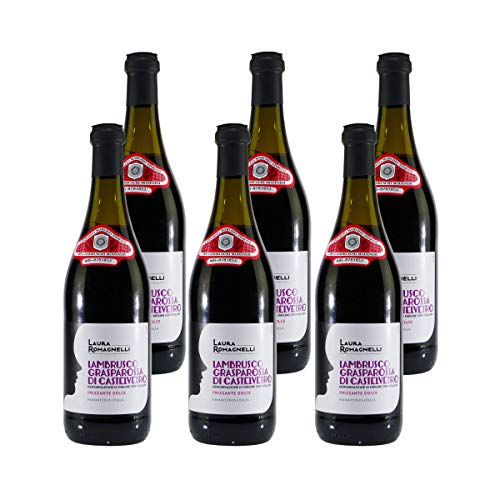 Lambrusco Grasparossa Perlwein DOC -lieblich- (6 x 0,75L)