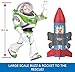 Mattel Disney and Pixar Toy Story Talking Action Figure, Rocket Rescue Buzz Lightyear with 20+ Sounds & Phrases & Moving Helmet Visor, 12-inch Scale