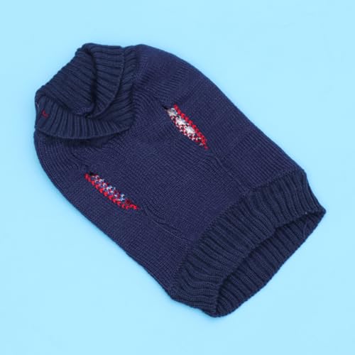 Suéter para perro disfraz con bandera invierno S miniatura 3