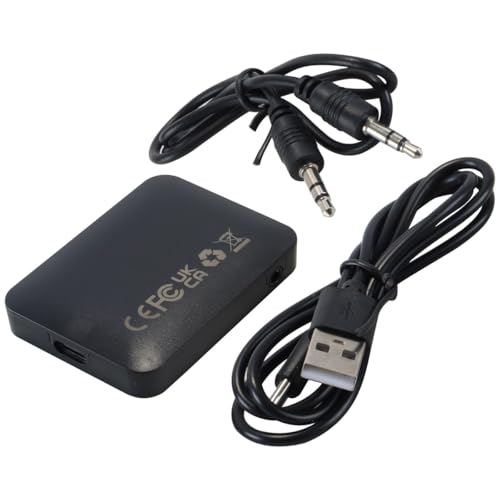 Ubric Bluetooth 5.4 Transmisor Receptor 2 en 1 Manos Libres Cancelación de Ruido para TV PC Home Stereo Auriculares