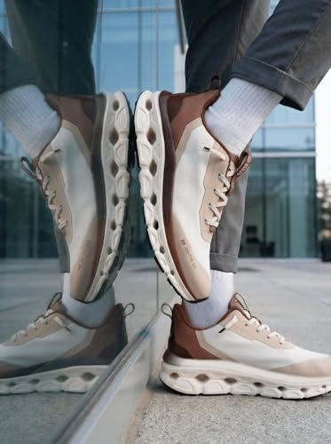 Image of Bacca Bucci BB On-The-Go Men Slip-On Walking & Running Shoes with Stretch Laces and Cushioned Sole