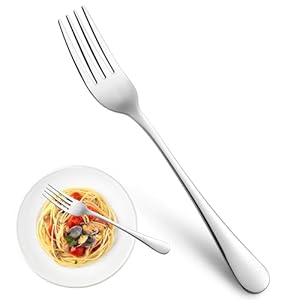 Dinner Forks,Set of 16 Top Food Grade Stainless Steel Silverware Forks,Table Forks,Flatware Forks,8 Inches,Mirror Finish & Dishwasher Safe,Use for Home,Kitchen or Restaurant