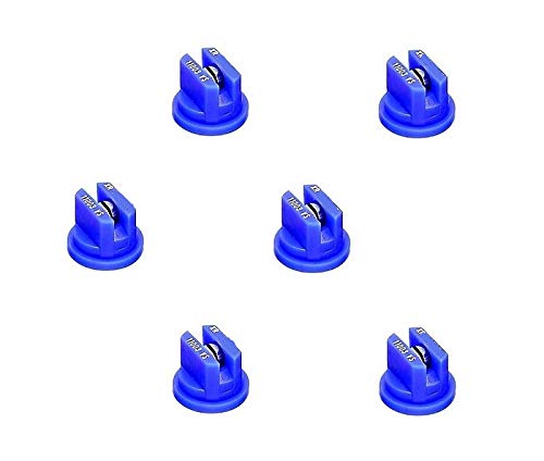 Pack of 6 - TeeJet Extended Range Flat Spray Tips 110° Blue 0.3 GPM @ 40 PSI Farmer Bob's Parts XR11003-VS