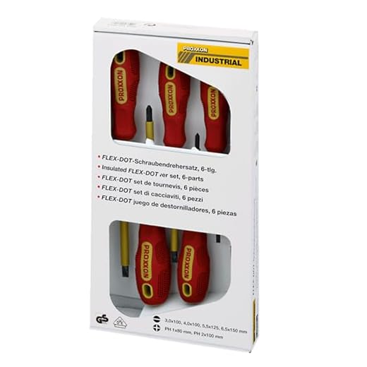 PROXXON 22630 VDE Schraubendreher Schlitz+PZ, 6-teilig