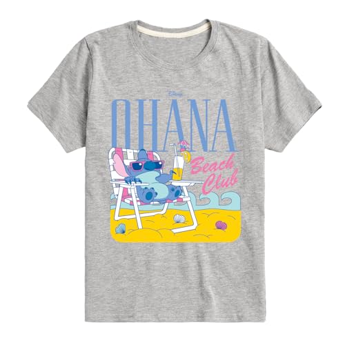 Disney - Lilo and Stitch - Ohana Beach Blub - Boy's Toddler and Youth Short Sleeve Graphic T-Shirt