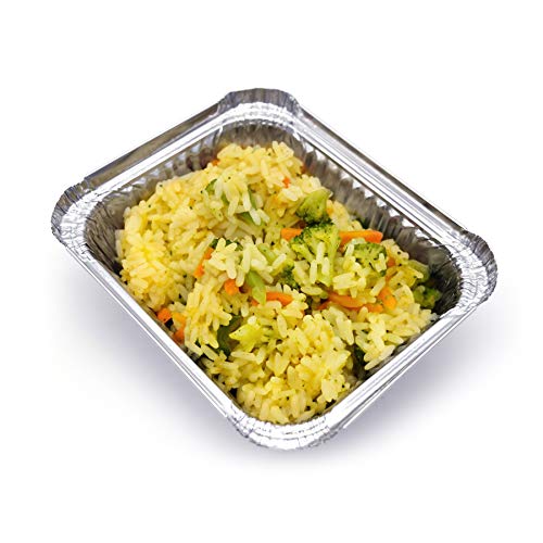(120 Pack) Premium 1-Lb Takeout Pans With Lids - 5.6" X 4.6" X 1.9" L Extra Heavy-Duty L Disposable Aluminum Foil For Catering Party Meal Prep Freezer Drip Pans Bbq Potluck #TOP4