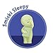 Dreams Smiski Glow in The Dark Figure, Bed Series, Random Style, 1 Pack