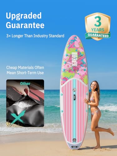 Image of Niphean Inflatable Stand Up Paddle Board with SUP Accessories, Anti-Slip EVA Deck, 10'6'' Inflatable Paddle Boards for Adults & Youth of All Skill Levels