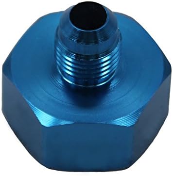 Nitrous Bottle Nut Adapter With Washer (Blue, 4AN)