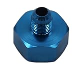 Nitrous Bottle Nut Adapter With Washer (Blue, 4AN)