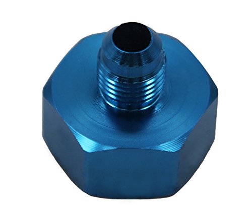 Nitrous Bottle Nut Adapter With Washer (Blue, 4An) #TOP11