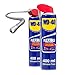 Price comparison product image WD-40 Multi Use Lubricant Spray 400ml Flexible Metal Straw Twin Pack, Multipurpose WD40 Spray Lubricant for Maintenance, Water Displacement, and Rust Protection, 2-Pack