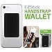 Cellet EZStick Self Adhesive Slim ID and Credit Card Holder Stick-On Phone Wallet and Holding Strap Compatible with Phone 11/11 Pro Xr Xs/Max X 8/Plus Note 10 9 Galaxy S10/Plus 5G S9 S8 Pixel 3 XL