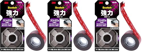 3M �X�R�b�` ���͗��ʃe�[�v �t�����g�K���X�p �� 25mm×1.5m KCW-25R (× 3)