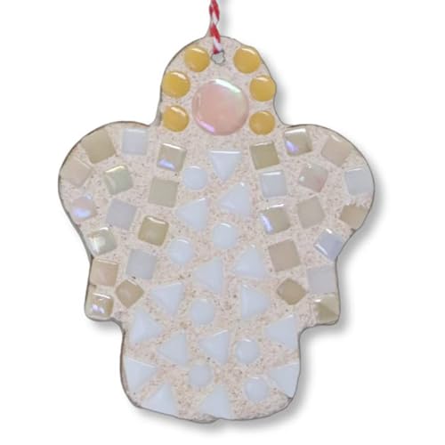 Crafty You Crafty Me - Christmas Decoration Mosaic Craft Kit (Angel), Made in UK