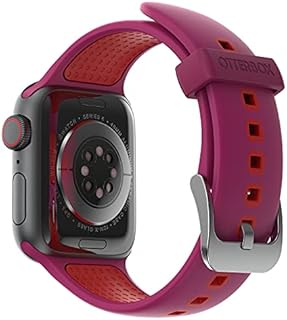 OtterBox All Day Watch Band for Apple Watch Series 8/7/6/SE 2nd gen/SE 1st gen/5/4/3 - 42mm/44mm/45mm, Replacement Durable Soft Touch Silicone Strap for Apple Watch, Light Blue