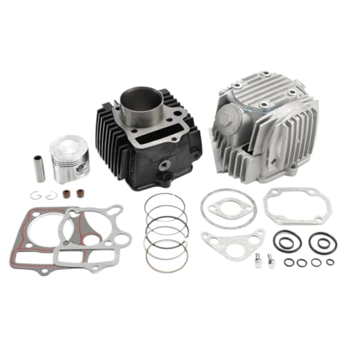 100cc Complete Cylinder Head Barrel Piston Kit Compatible With Automotive Motorcycle Parts Super C100 C102 OHV