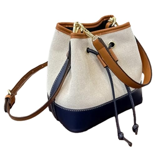 Pochette à bandoulière femme avec sangle réglable et grand volume seau