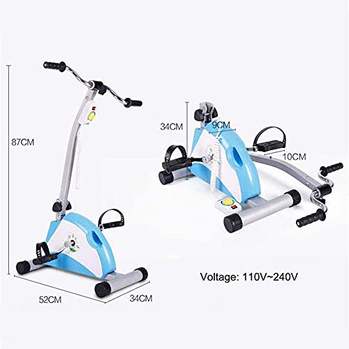 Image of Fitness Equipment Exercise Bike Pedal Exerciser Training Bicycle for Leg and Arm, Rehabilitation Training Physiotherapy Machine for Adults