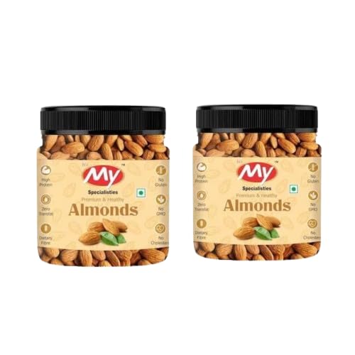See full amazon price history chart for It-z My Specialisties Natural Premium 250gm Raw California Almonds | Badam Giri | High in Fibre | Rich in Vitamin E & Manganese | Dry Fruits | Whole Natural Badaam | Real Nuts & Gluten Free-Pack of 2 It-z My Specialisties Natural Premium 250gm Raw California Almonds | Badam Giri | High in Fibre | Rich in Vitamin E & Manganese | Dry Fruits | Whole Natural Badaam | Real Nuts & Gluten Free-Pack of 2 (B0D47B95HB) Amazon Price History, Amazon Price Tracker