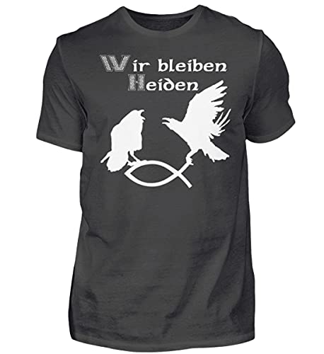 T-Shirt Haut de Gamme pour Homme Gris XX-Large Généralement Nous restons chez Hugin & Munin Coton
