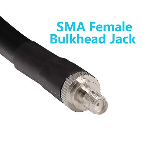 Image of 40ft SMA Extension Cable, SMA Male to SMA Female Connector 50 Ohm KMR240 Low Loss SMA Coax Coaxial Cable for 4G LTE Router Cellular SDR USB Dongle Receiver