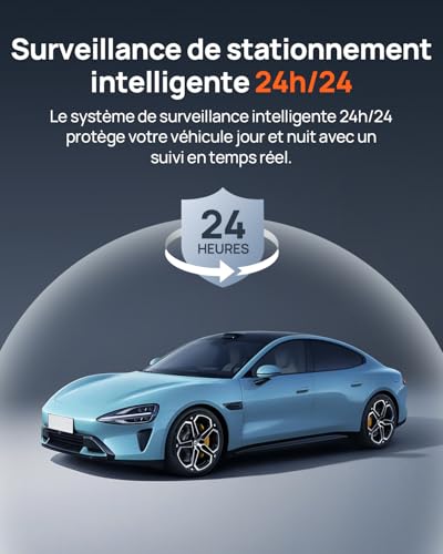 【70mai 4K Omni Dashcam + 128GB SD Karte + UP04】 70mai Dash Cam 4K Omni, 360 Grad Vorne und Hinten mit Dual STARVIS 2 HDR, 4G LTE, AI-Bewegungserkennung, Nachtsicht, GPS WiFi, 24H Parkmodus